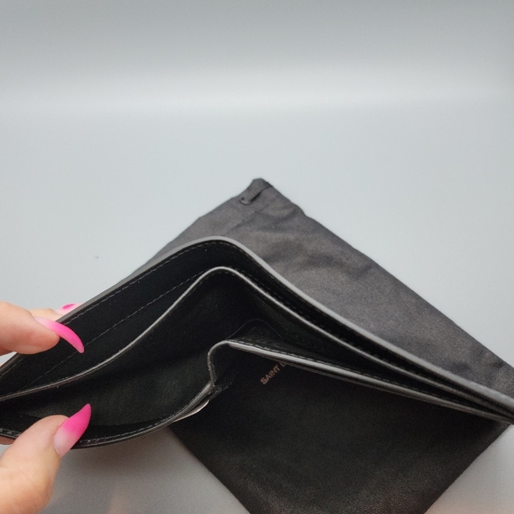 NEW SAINT LAURENT blue wallet - Picture 7 of 8